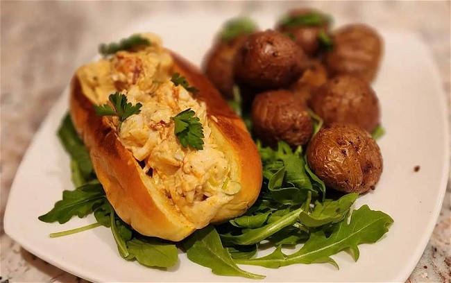 Image of Spicy Caribbean Lobster Roll