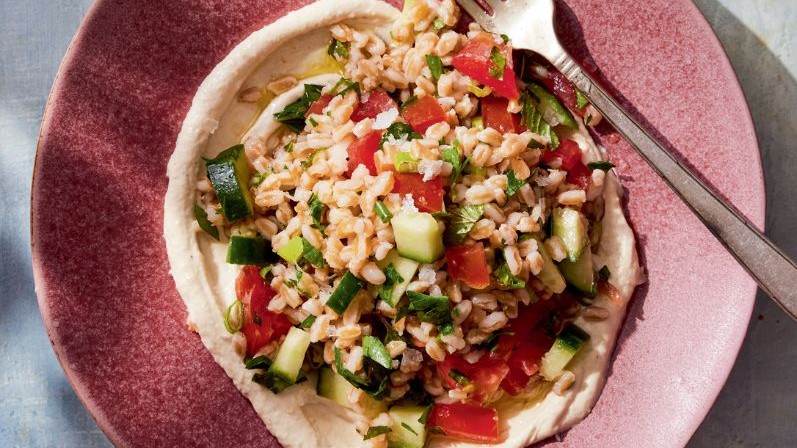 Image of Farro Tabbouleh with Whipped Tahini 
