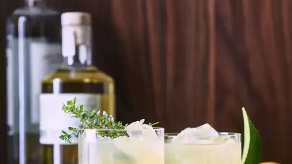 Image of Lemon, Ginger & Thyme Vodka Cocktail 