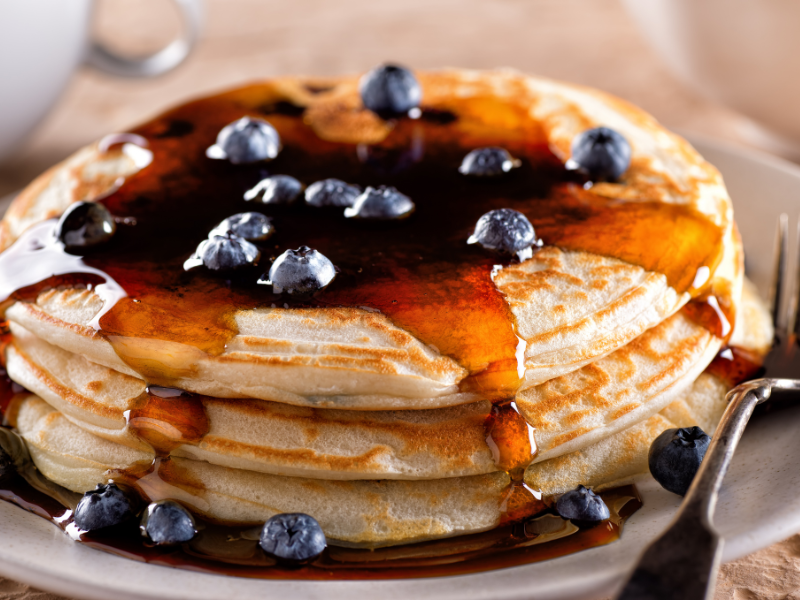 Protein Pancakes with Blueberry Compote – Good LFE LLC