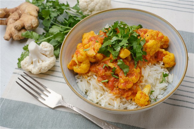 Image of Keto Cauliflower Curry: