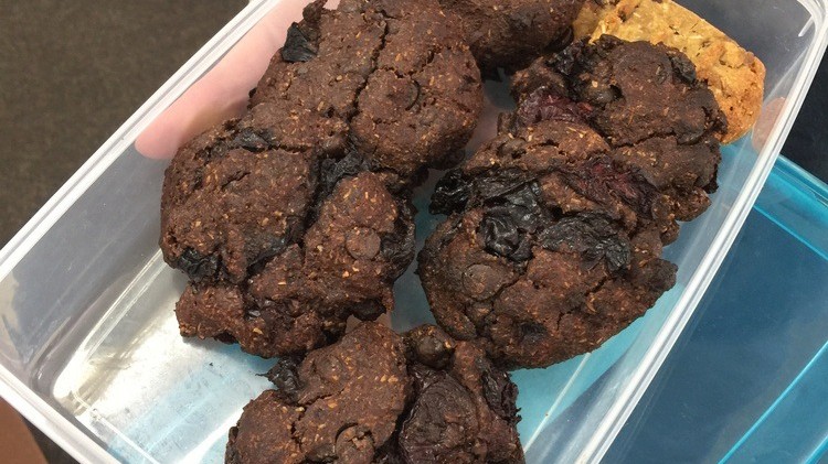 Image of Cherry Ripe Protein Cookies