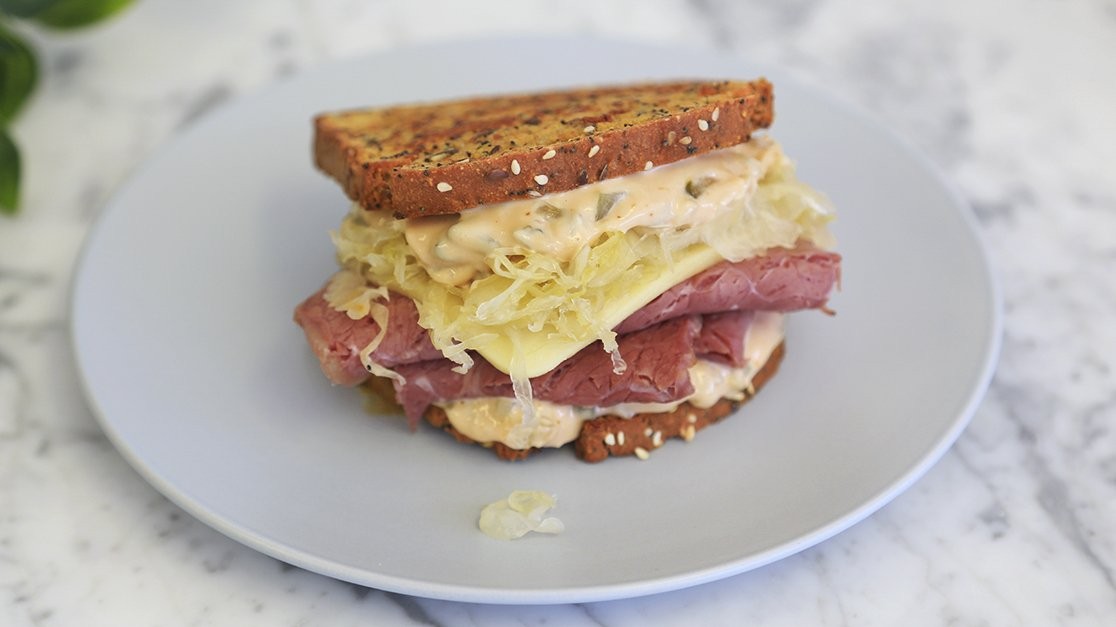 Image of Low Carb Reuben Sandwich