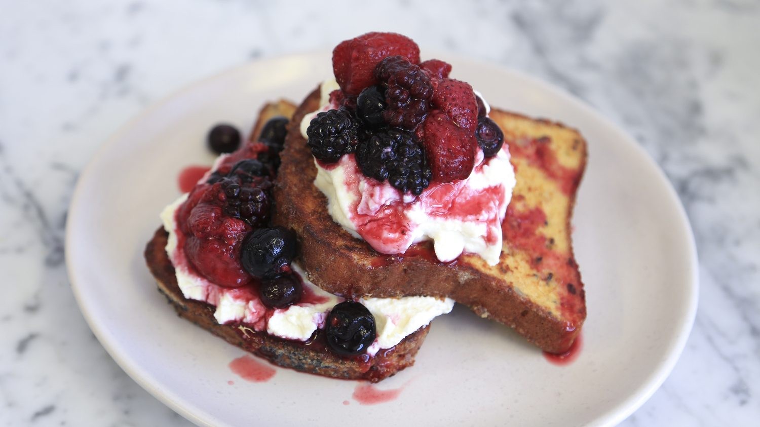 Image of Smashed Berry Low Carb French Toast