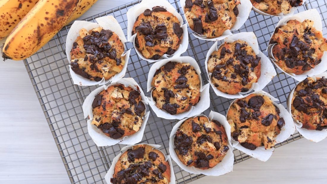 Image of Banana Choc Protein Muffins