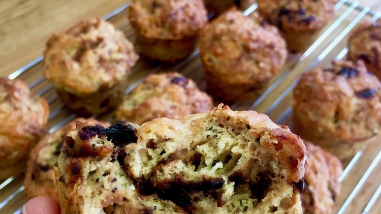 Image of Low Carb Cheese and Vegemite Bread Rolls