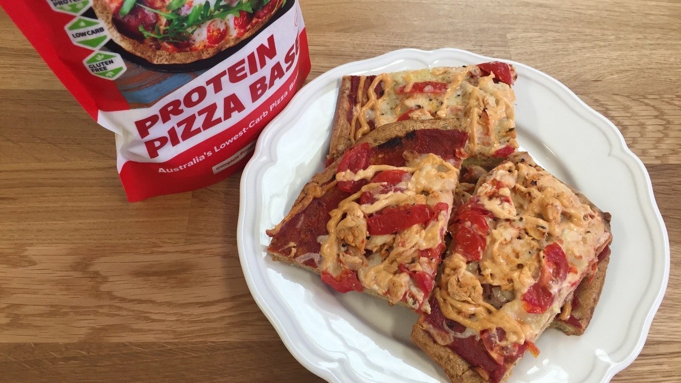 Image of Low Carb Peri Peri Chicken Pizza Recipe