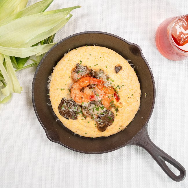 Image of Southern-Style Truffled Shrimp and Grits