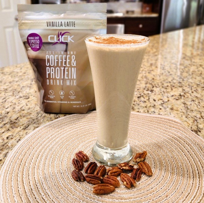 Image of Coffee Protein Recipe: Cinnamon Bun Smoothie