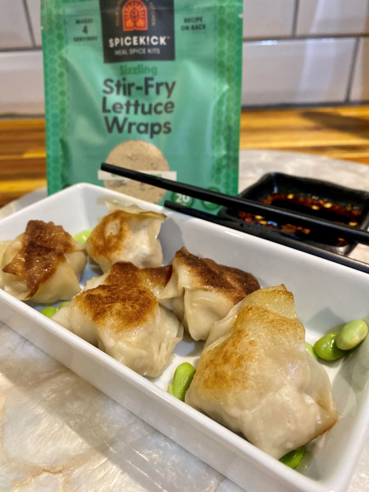 Spicekick Chicken Potsticker Recipe