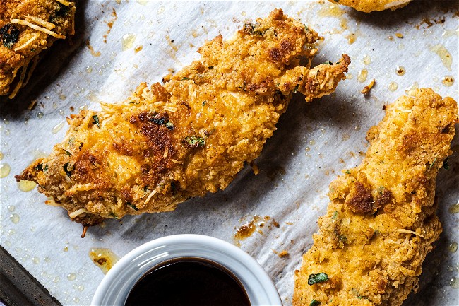 Image of Crispy Oven-Baked Parmesan Chicken Tenders