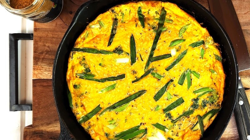 Image of Easy Frittata with Broccoli and Cheddar