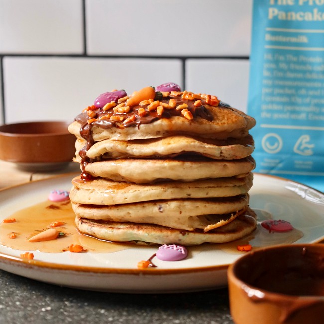 Image of Easter Surprise Protein Pancakes