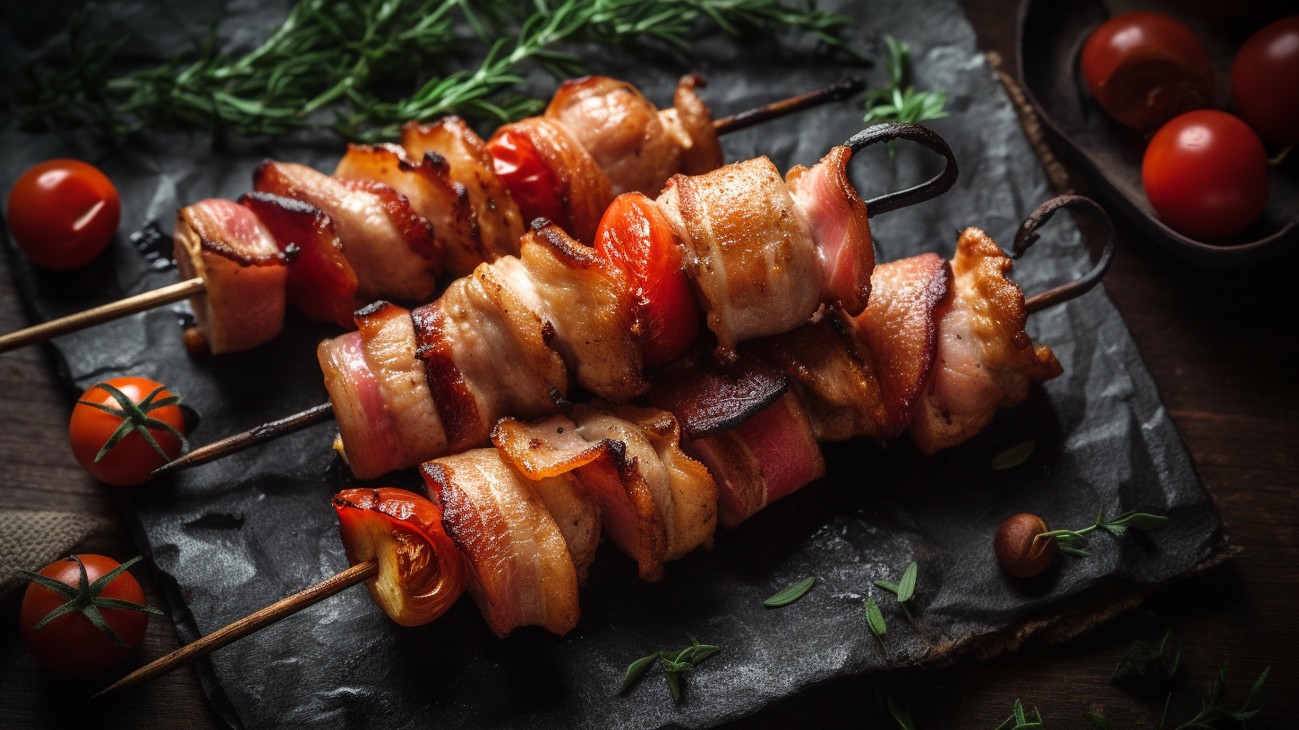 Image of Bacon Chicken Kabobs