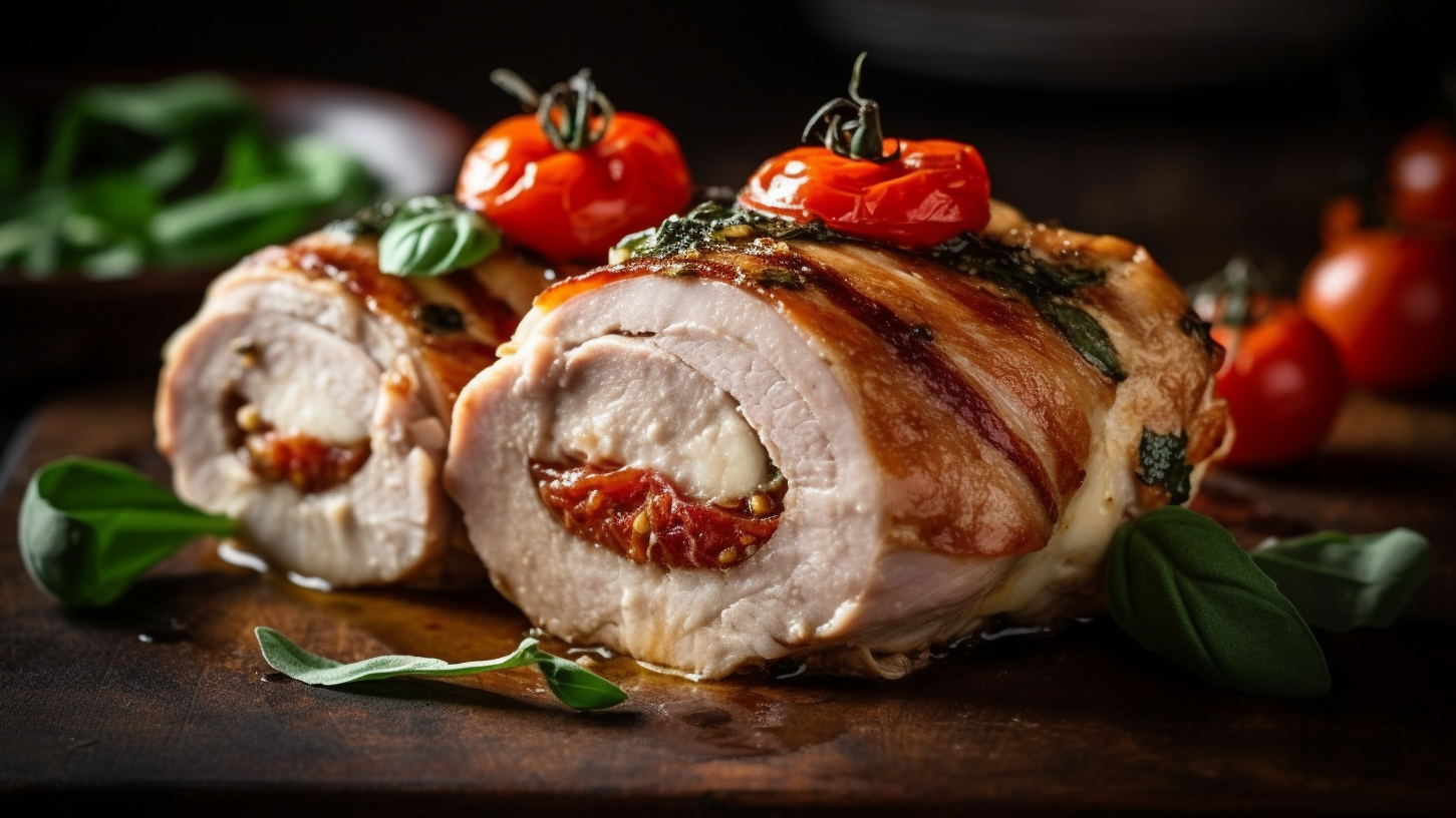 Image of Caprese-Stuffed Pork Loin