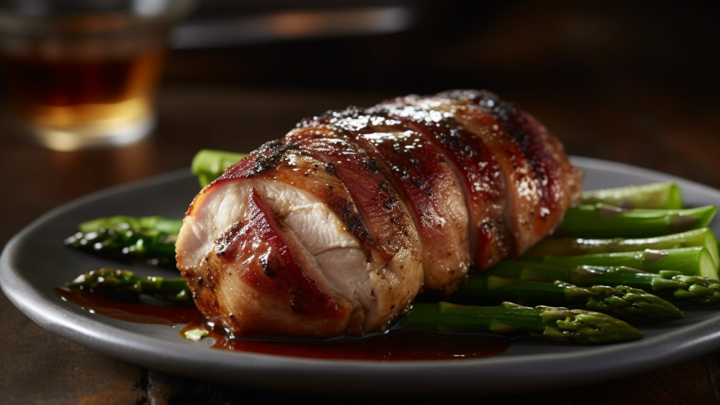 Image of Bacon-Wrapped Grilled Chicken Flank