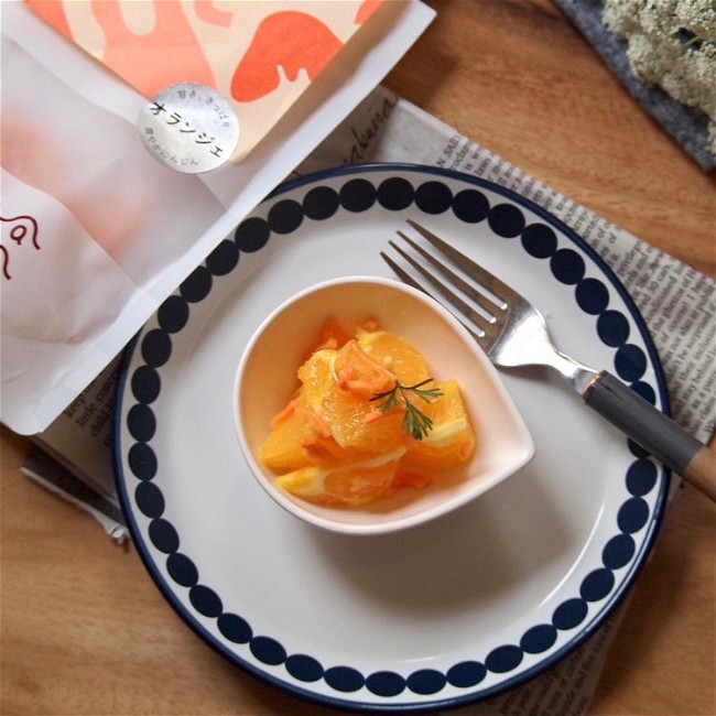 Image of オレンジと乾燥にんじんのマリネサラダ