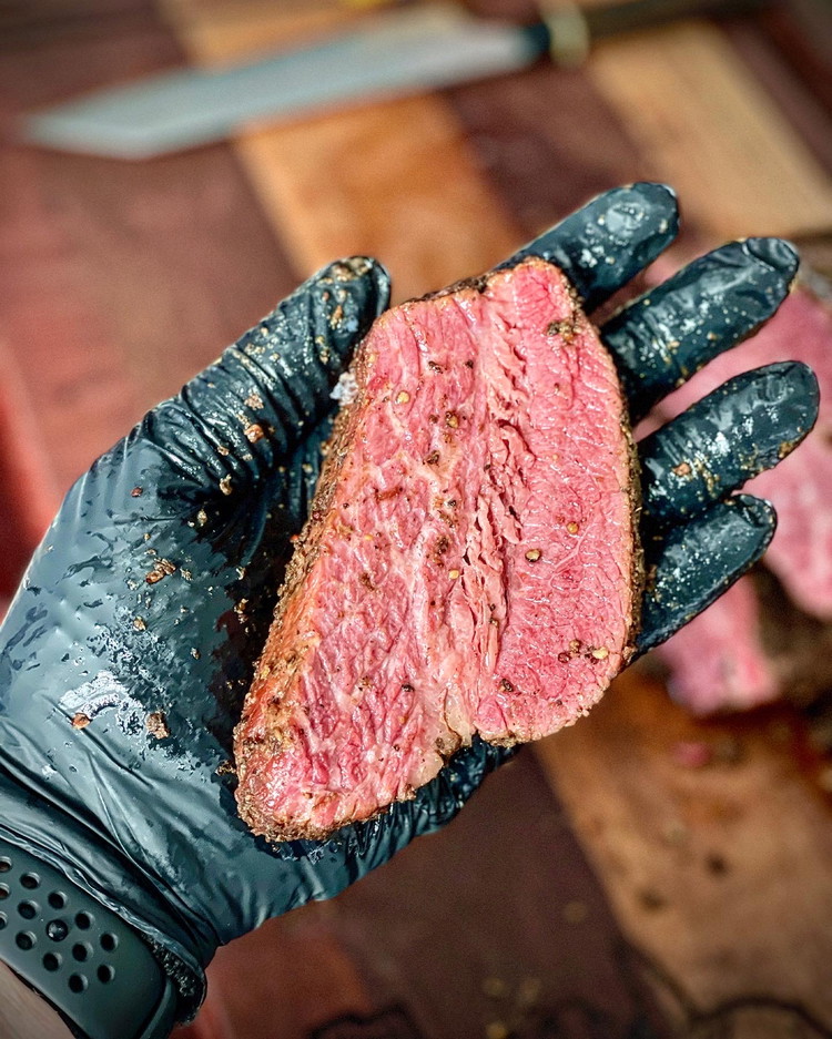 Image of Rest for 2 hours then slice 