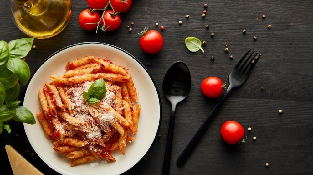 Image of Tomaten Sahnesauce | perfekt zu Pasta 