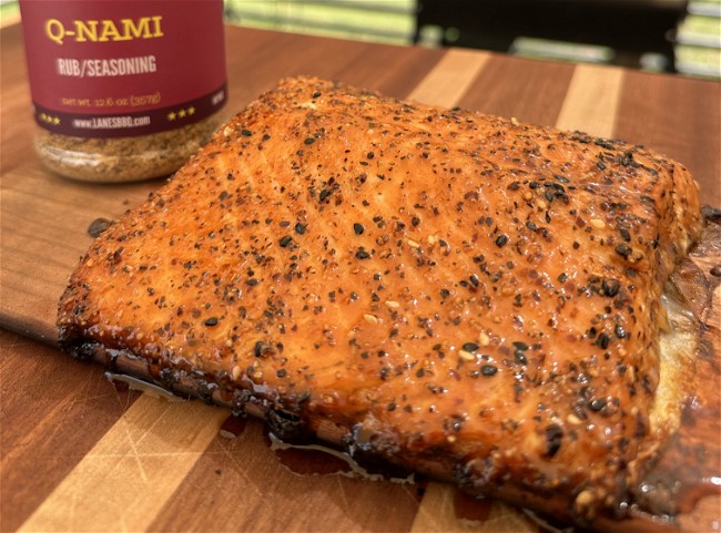 Image of Honey Soy Salmon on a Plank