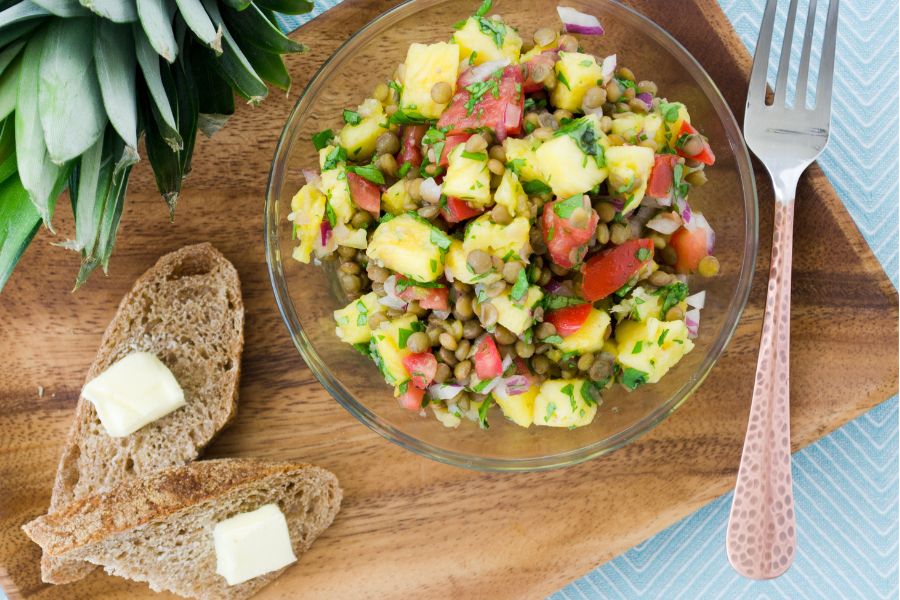 Tropical Lentil Salad