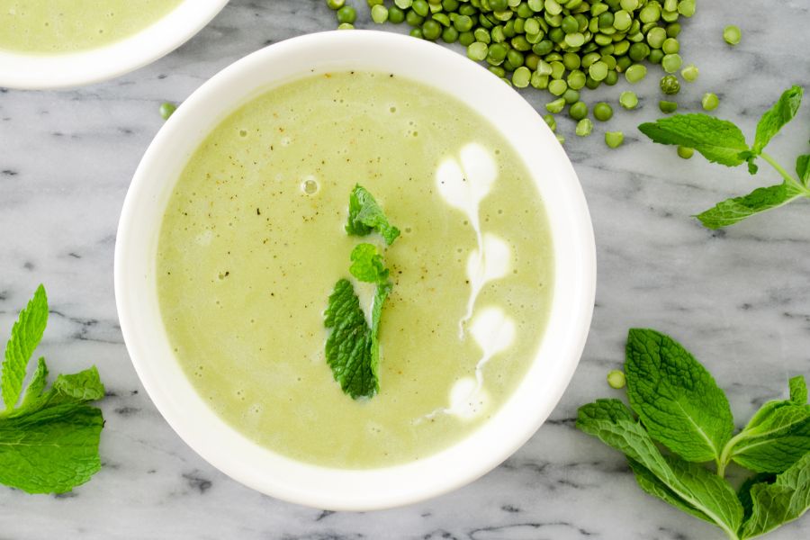 Summer Soup: Green Split Pea Gazpacho