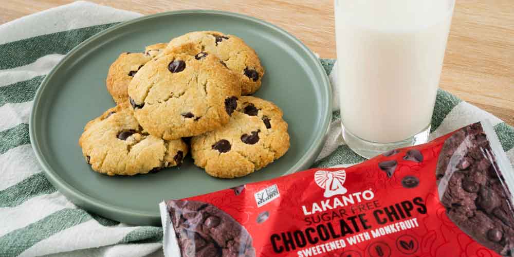 Air Fryer Chocolate Chip Cookies (Sugar Free!)