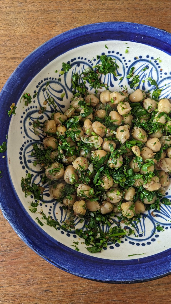 Image of Simple, Speedy Herby Chickpea Salad