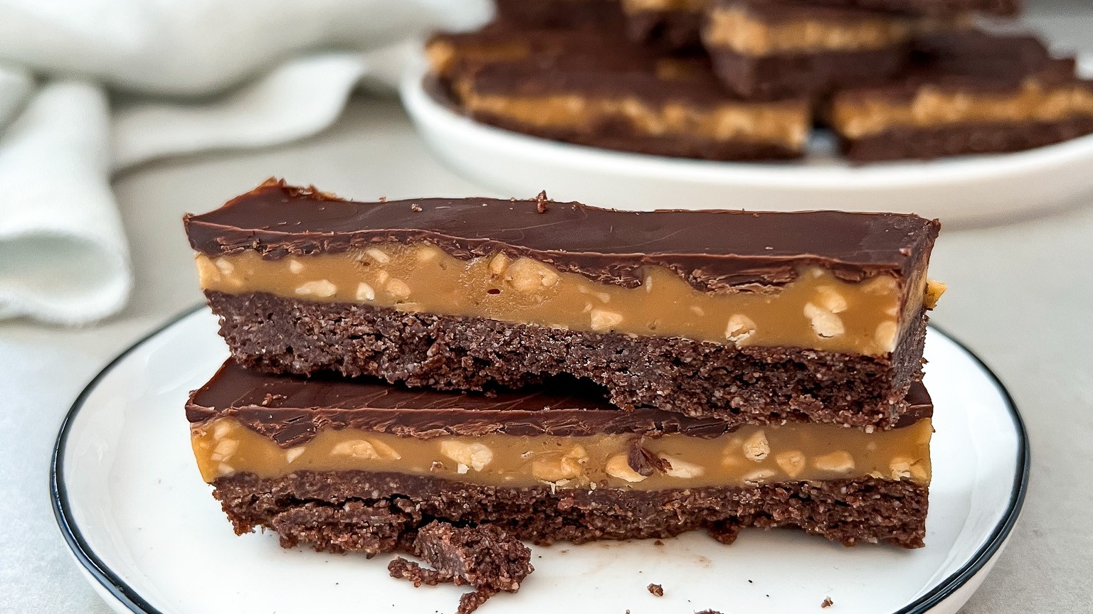Image of Double Chocolate Peanut Bars