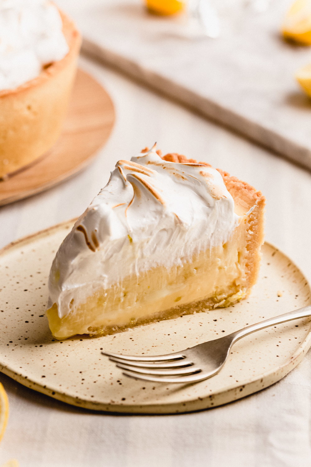 Pie de limón con extra relleno