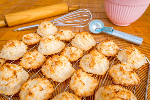 Gluten Free, Sugar Free, Lemon Coconut Macaroons