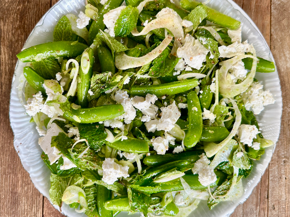 Minty Snap Pea Salad
