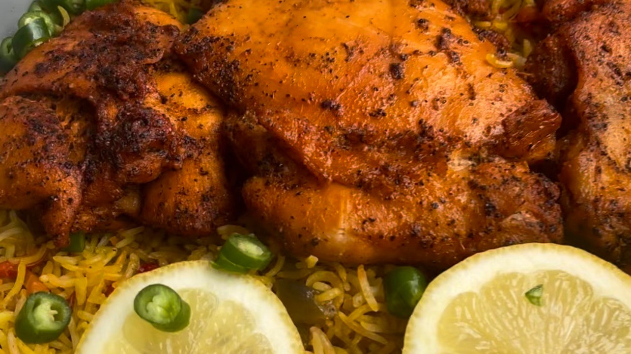 Image of Spanish Chicken Thighs And Rice