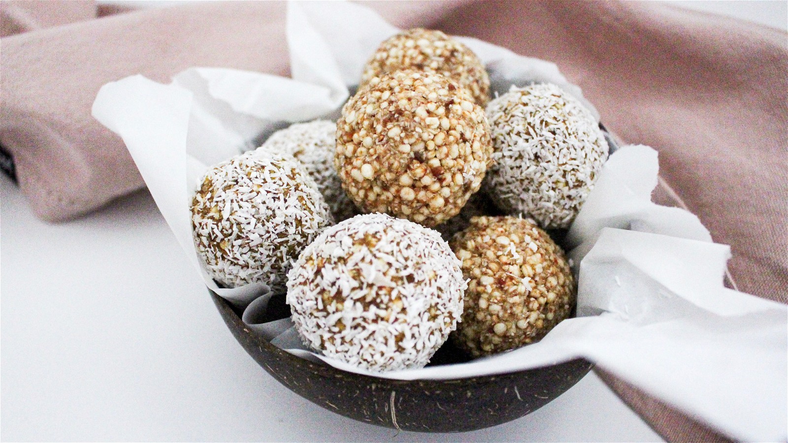 Image of Nussfreie Lebkuchen Energy Balls