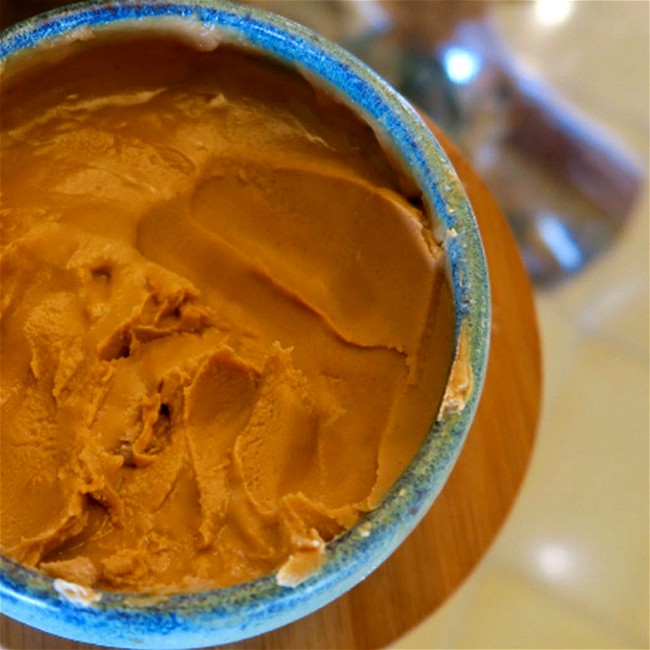 Image of homemade peanut butter