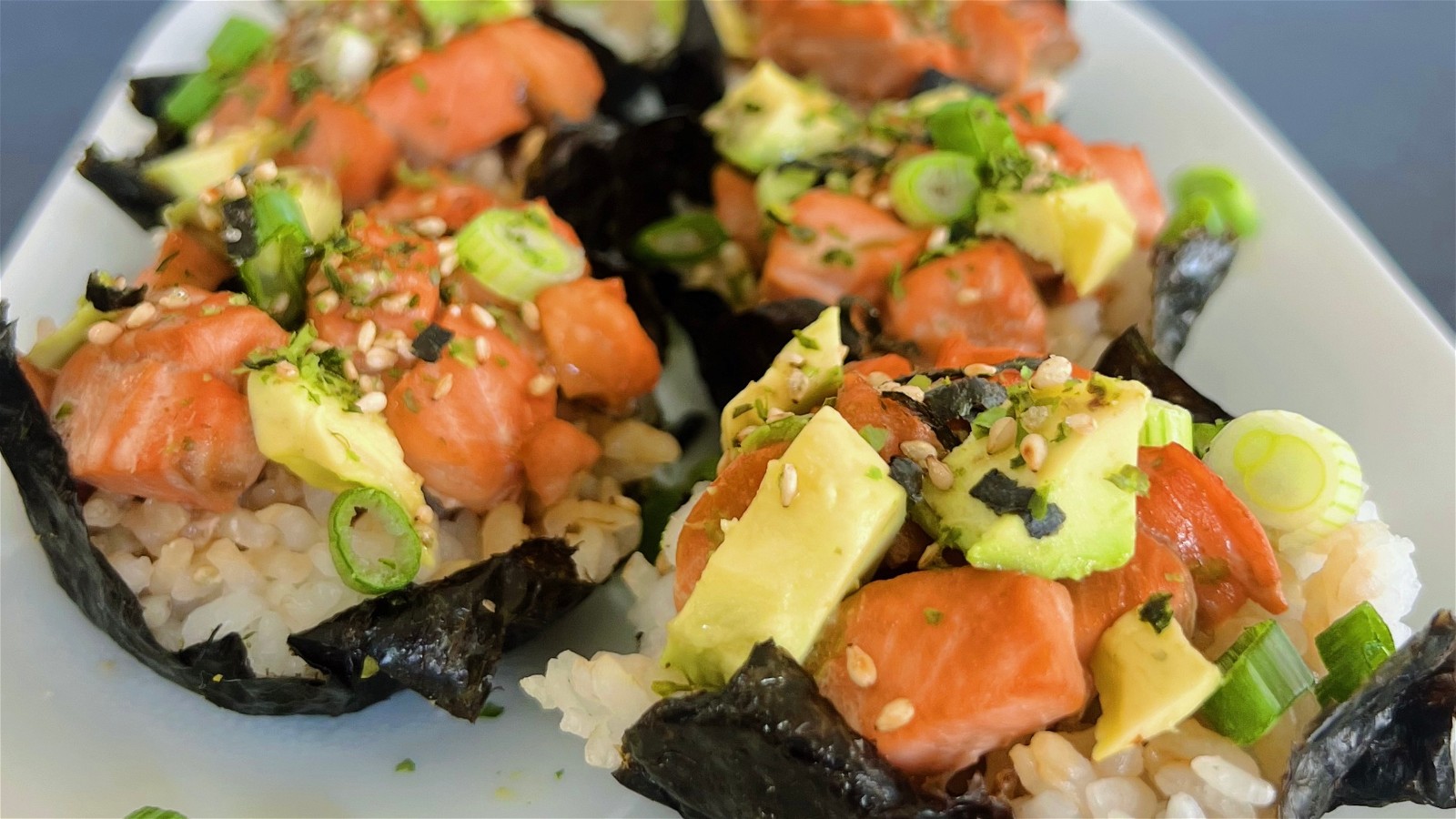 Image of Teriyaki Salmon Sushi Muffins