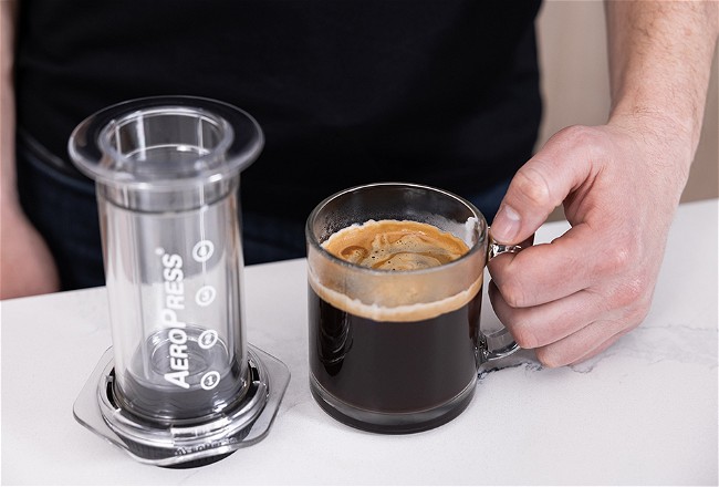 Image of How to Make Crema with an AeroPress Original, AeroPress Clear, or AeroPress Go Coffee Maker
