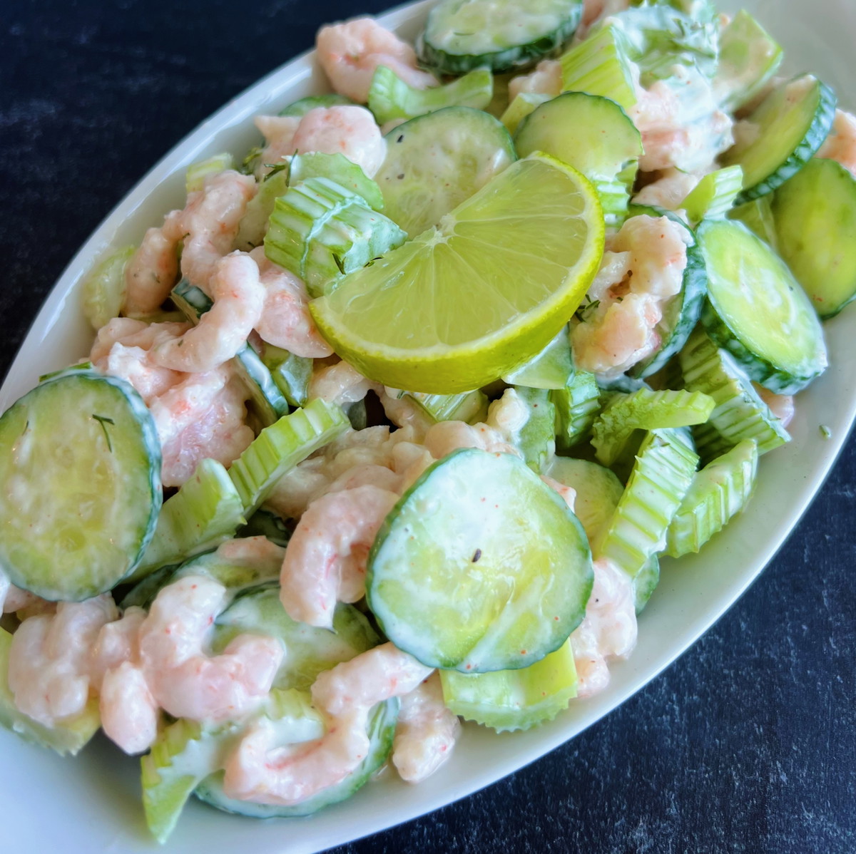 Creamy Shrimp & Celery Salad