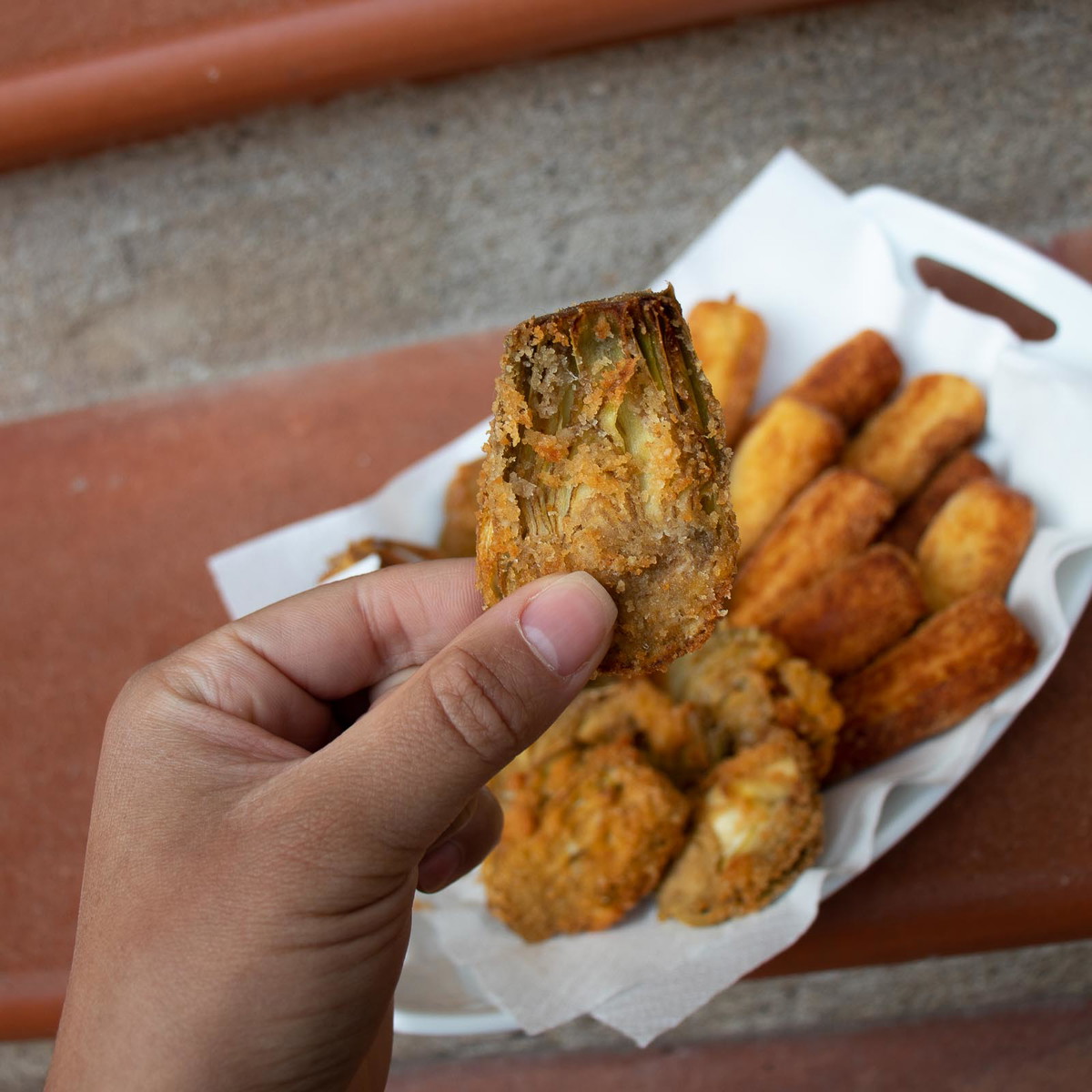 Fried Artichoke Hearts Recipe (Carciofi Fritti)