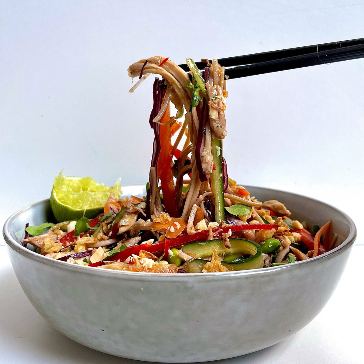 Chicken Soba Noodle Salad