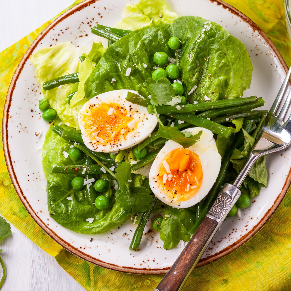 Spring Salad With Honey Mustard Dressing