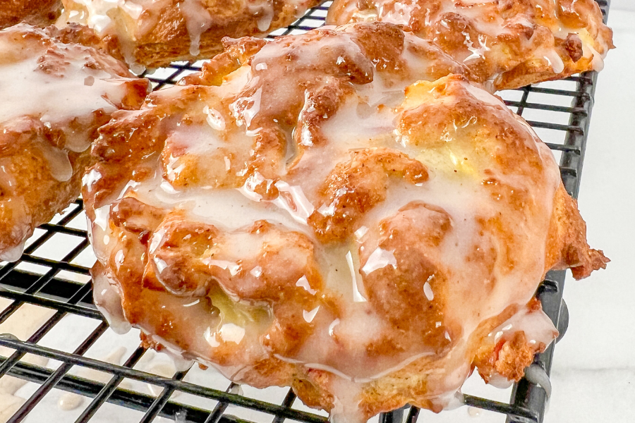 Air Fried Apple Fritters