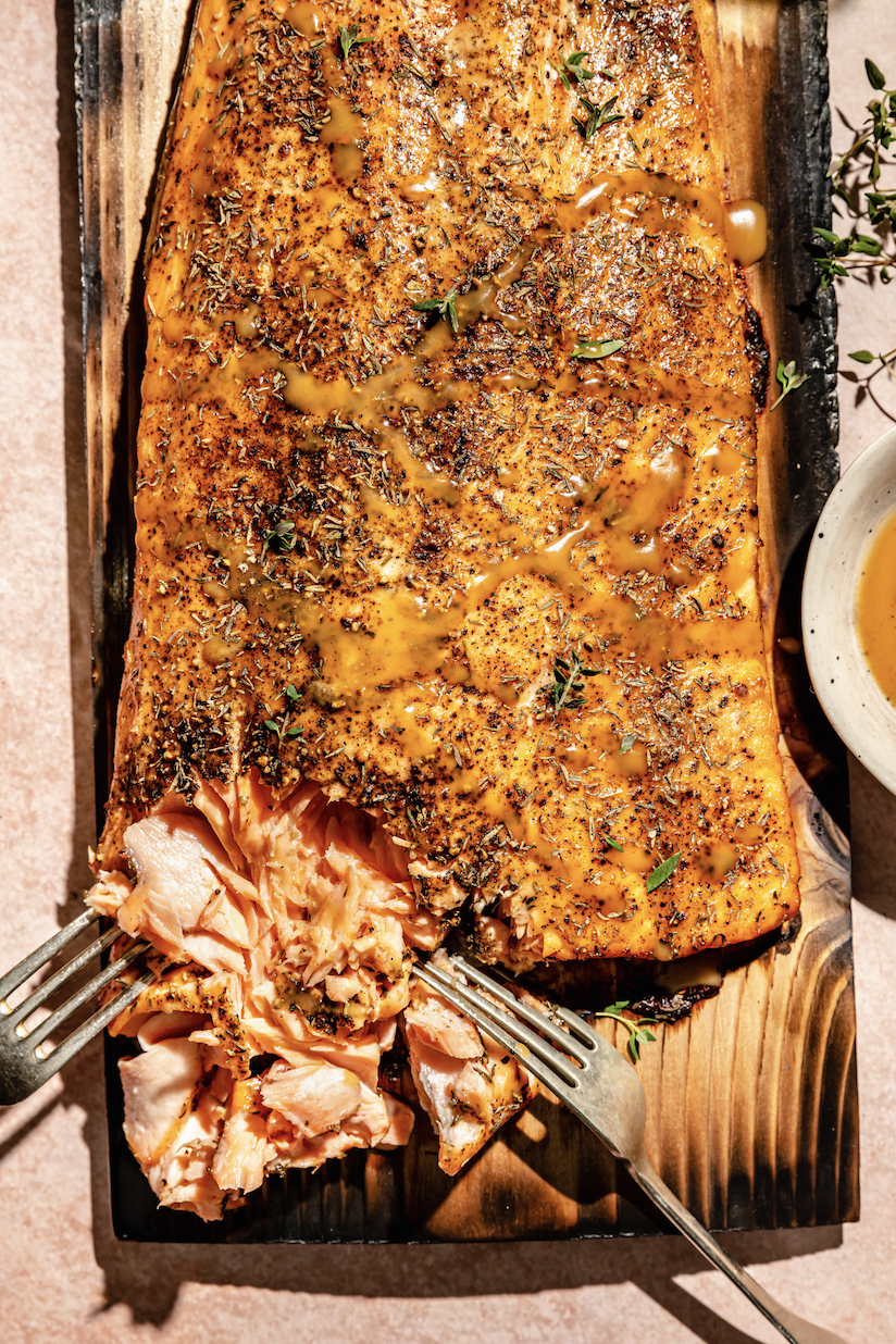 Image of Honey Dijon Cedar Plank Salmon