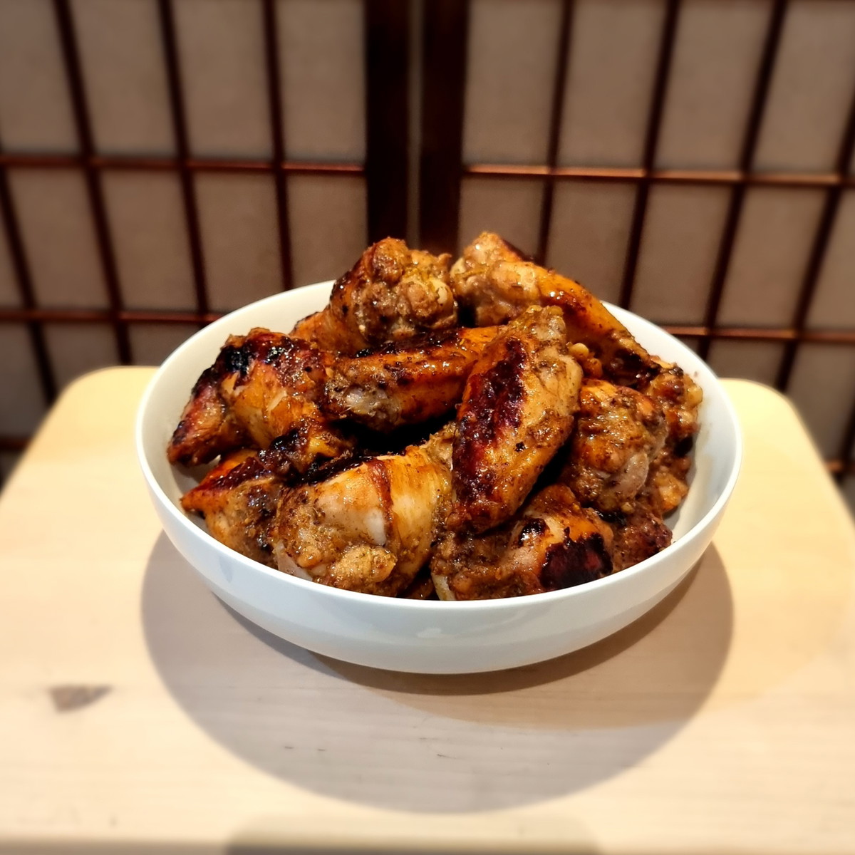 Moroccan Chicken Nibbles with Black Honey