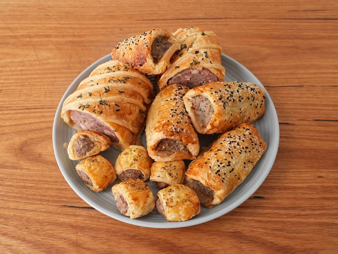 Andy Cooks - Pork and sage sausage rolls