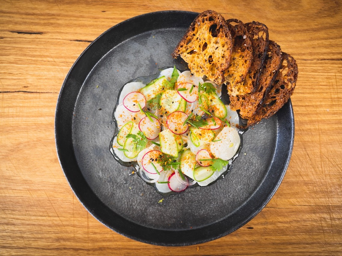 Andy Cooks - Scallop ceviche