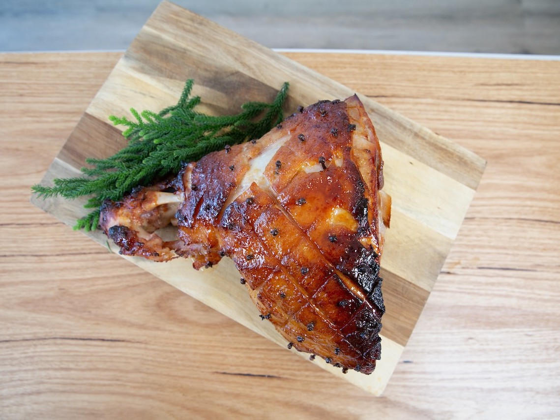 Andy Cooks - Honey mustard glazed ham