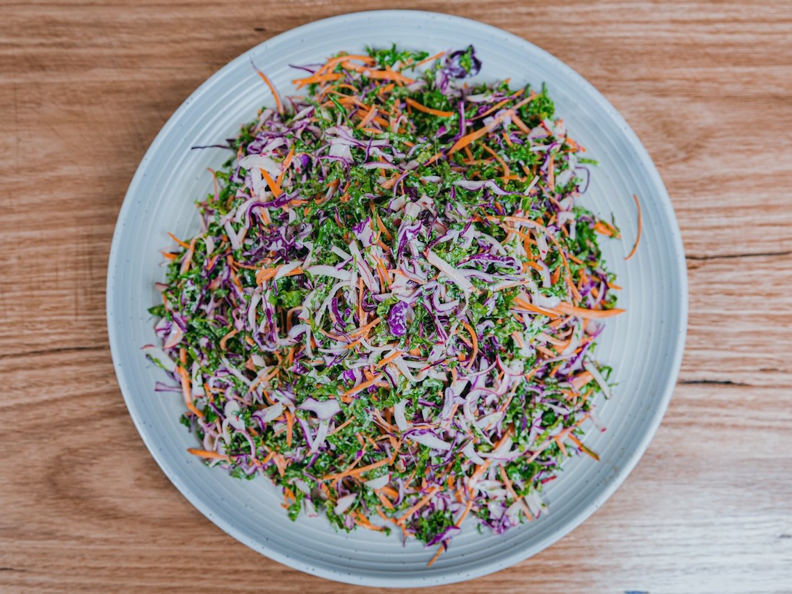 Andy Cooks - Kale Coleslaw
