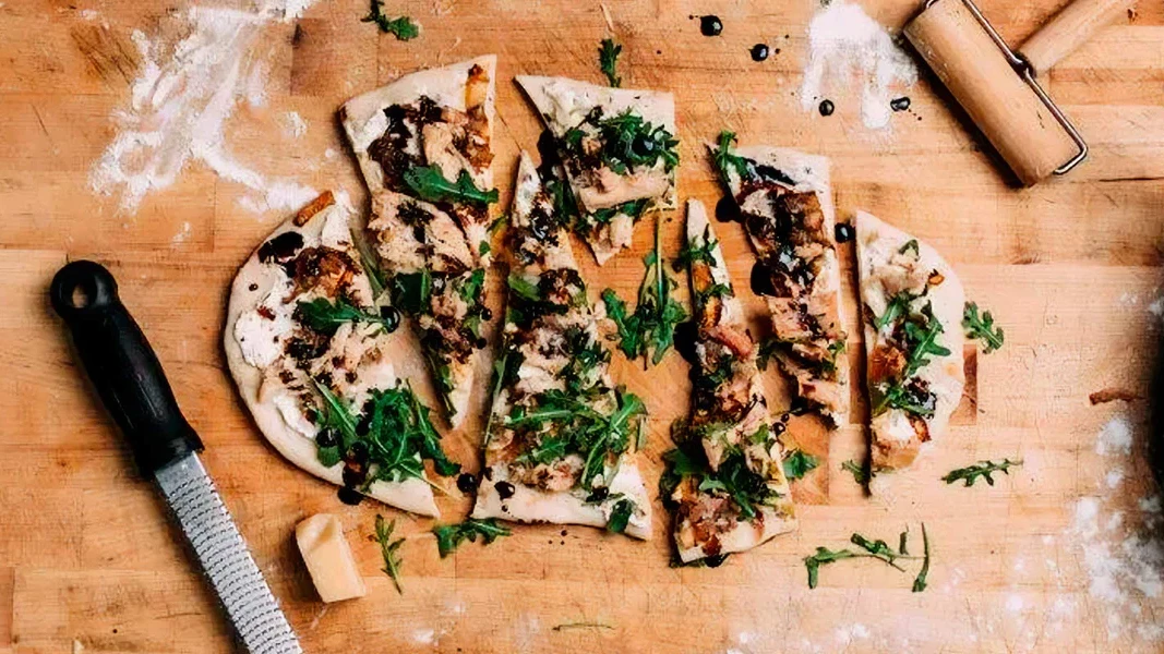 Image of Smoked Chicken Grilled Flatbread
