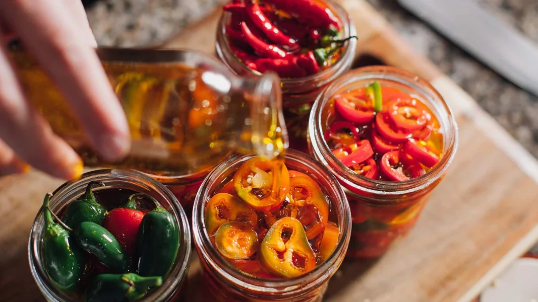 Image of Pickled Hot Peppers